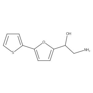 2-Amino-1-[5-(thiophen-2-yl)furan-2-yl]ethan-1-ol Structure