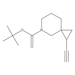 tert-Butyl 1-ethynyl-5-azaspiro[2.5]octane-5-carboxylate Structure