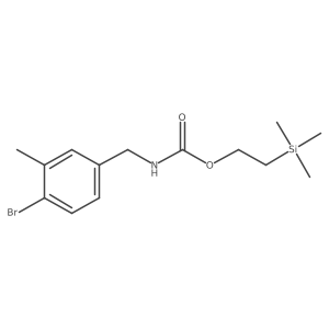 2-(Trimethylsilyl)ethyl 4-bromo-3-methylbenzylcarbamate Structure