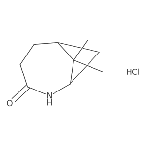 (1s,6r)-7,7-Dimethyl-2-azabicyclo[4.1.1]octan-3-one hydrochloride Structure