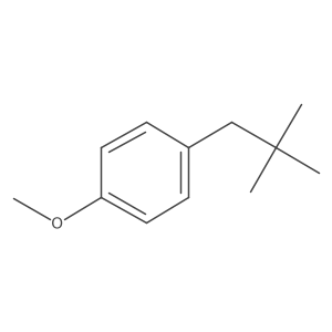 1-(2,2-Dimethylpropyl)-4-methoxybenzene Structure