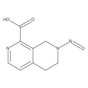 7-Nitroso-5,6,7,8-tetrahydro-2,7-naphthyridine-1-carboxylic acid Structure