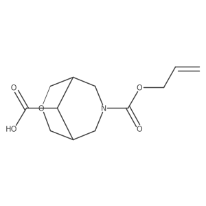 7-[(Prop-2-en-1-yloxy)carbonyl]-3-oxa-7-azabicyclo[3.3.1]nonane-9-carboxylic acid Structure