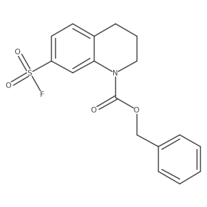 Benzyl 7-(fluorosulfonyl)-1,2,3,4-tetrahydroquinoline-1-carboxylate结构式