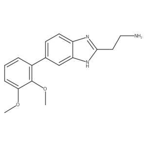 2-[5-(2,3-dimethoxyphenyl)-1H-1,3-benzodiazol-2-yl]ethan-1-amine结构式