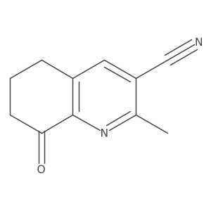 2-Methyl-8-oxo-5,6,7,8-tetrahydroquinoline-3-carbonitrile结构式