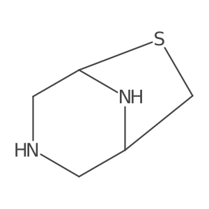 6-Thia-3,8-diazabicyclo[3.2.1]octane结构式