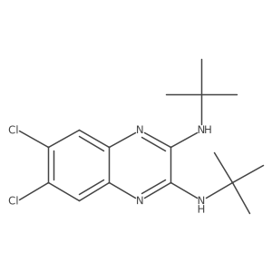 2-N,3-N-di-tert-butyl-6,7-dichloroquinoxaline-2,3-diamine Structure
