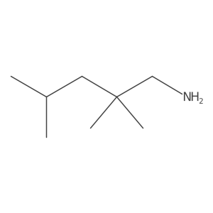 2,2,4-Trimethylpentan-1-amine Structure
