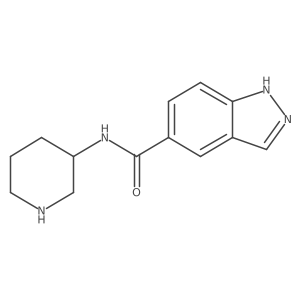 N-(3-piperidinyl)-1H-indazole-5-carboxamide Structure