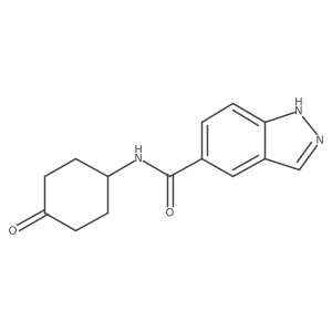 N-(4-oxocyclohexyl)-1H-indazole-5-carboxamide Structure