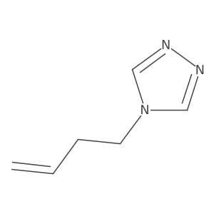 4-(But-3-en-1-yl)-4H-1,2,4-triazole结构式