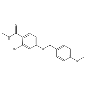 2-hydroxy-4-[(4-methoxybenzyl)oxy]-N-methylbenzamide Structure