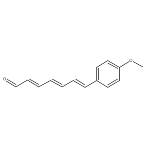 (2E,4E,6E)-7-(4-Methoxyphenyl)-2,4,6-heptatrienal Structure
