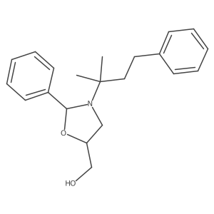 3-(1,1-Dimethyl-3-phenylpropyl)-2-phenyl-5-oxazolidinemethanol结构式