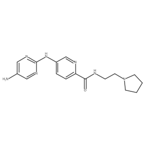 5-(5-Amino-pyrimidin-2-ylamino)-pyridine-2-carboxylic acid (2-Pyrrolidin-1-yl-ethyl)-amide Structure
