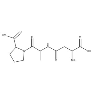 L-Proline, 1-(N-D-I(2)-aspartyl-L-alanyl)-结构式