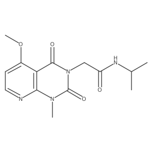 N-isopropyl-2-(5-methoxy-1-methyl-2,4-dioxo-1,2-dihydropyrido[2,3-d]pyrimidin-3(4H)-yl)acetamide Structure