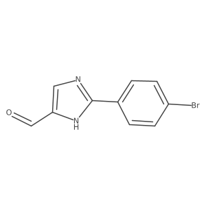 2-(4-Bromophenyl)-1H-imidazole-5-carbaldehyde Structure