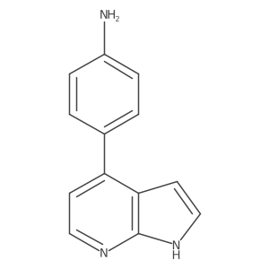 4-(1H-Pyrrolo[2,3-b]pyridin-4-yl)-phenylamine Structure