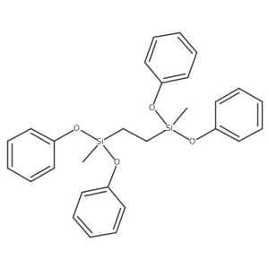 Silane, 1,2-ethanediylbis[methyldiphenoxy- Structure