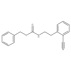 benzyl N-[2-(2-cyanophenyl)ethyl]carbamate结构式