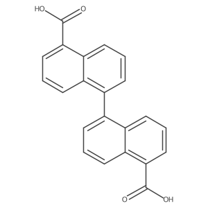 [1,1'-Binaphthalene]-5,5'-dicarboxylic acid Structure