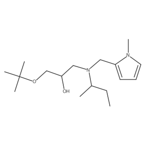 (Butan-2-YL)[3-(tert-butoxy)-2-hydroxypropyl][(1-methyl-1H-pyrrol-2-YL)methyl]amine结构式