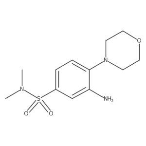 3-amino-N,N-dimethyl-4-(morpholin-4-yl)benzene-1-sulfonamide Structure