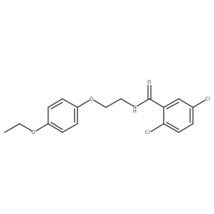 2,5-dichloro-N-[2-(4-ethoxyphenoxy)ethyl]benzamide Structure