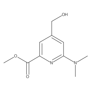 6-(Dimethylamino)-4-(hydroxymethyl)picolinic acid methyl ester Structure