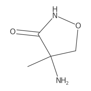 (S)-4-Amino-4-methylisoxazolidin-3-one Structure