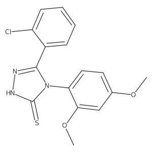 5-(2-Chlorophenyl)-4-(2,4-dimethoxyphenyl)-4H-1,2,4-triazole-3-thiol Structure