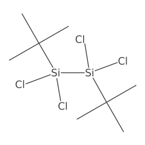 1,1,2,2-Tetrachloro-1,2-bis(1,1-dimethylethyl)disilane Structure