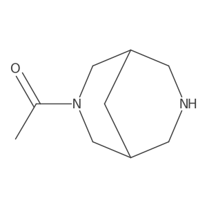 1-(3,7-Diazabicyclo[3.3.1]nonan-3-yl)ethan-1-one Structure