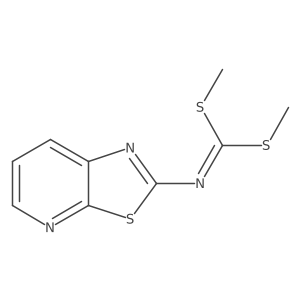 Dimethyl thiazolo[5,4-b]pyridin-2-ylcarbonimidodithioate Structure