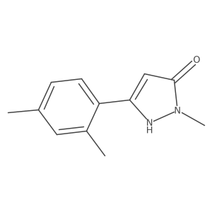 3-(2,4-Dimethylphenyl)-1-methyl-1h-pyrazol-5-ol结构式