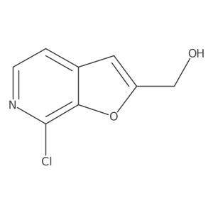 {7-Chlorofuro[2,3-c]pyridin-2-yl}methanol结构式