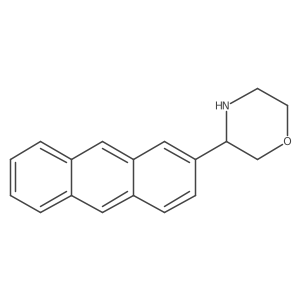(3R)-3-(2-Anthryl)morpholine结构式