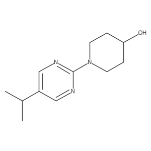 1-(5-Isopropylpyrimidin-2-yl)piperidin-4-ol结构式