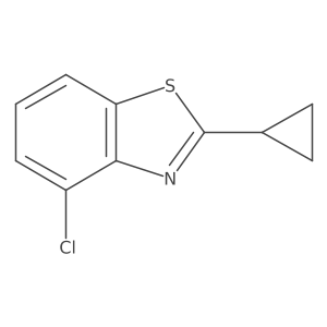4-Chloro-2-cyclopropyl-1,3-benzothiazole Structure
