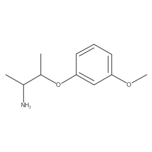 3-(3-Methoxyphenoxy)butan-2-amine结构式