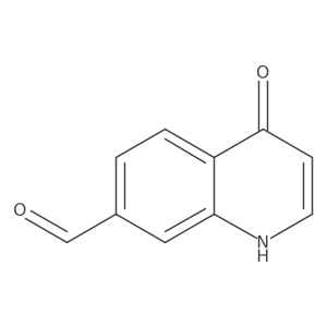 4-Hydroxyquinoline-7-carboxaldehyde Structure