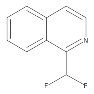 1-(Difluoromethyl)isoquinoline结构式