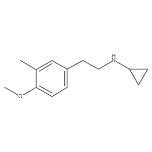 N-(4-methoxy-3-methylphenethyl)cyclopropanamine Structure