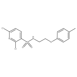 2,6-dichloro-N-[2-(4-methylphenoxy)ethyl]pyridine-3-sulfonamide Structure