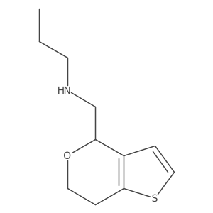 6,7-Dihydro-N-propyl-4H-thieno[3,2-c]pyran-4-methanamine Structure