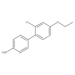 5-(2-Chloro-4-ethoxyphenyl)pyridin-2-amine结构式
