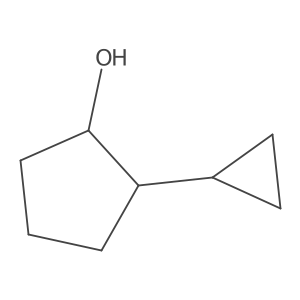 2-Cyclopropylcyclopentan-1-ol Structure