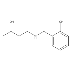 2-{[(3-Hydroxybutyl)amino]methyl}phenol Structure